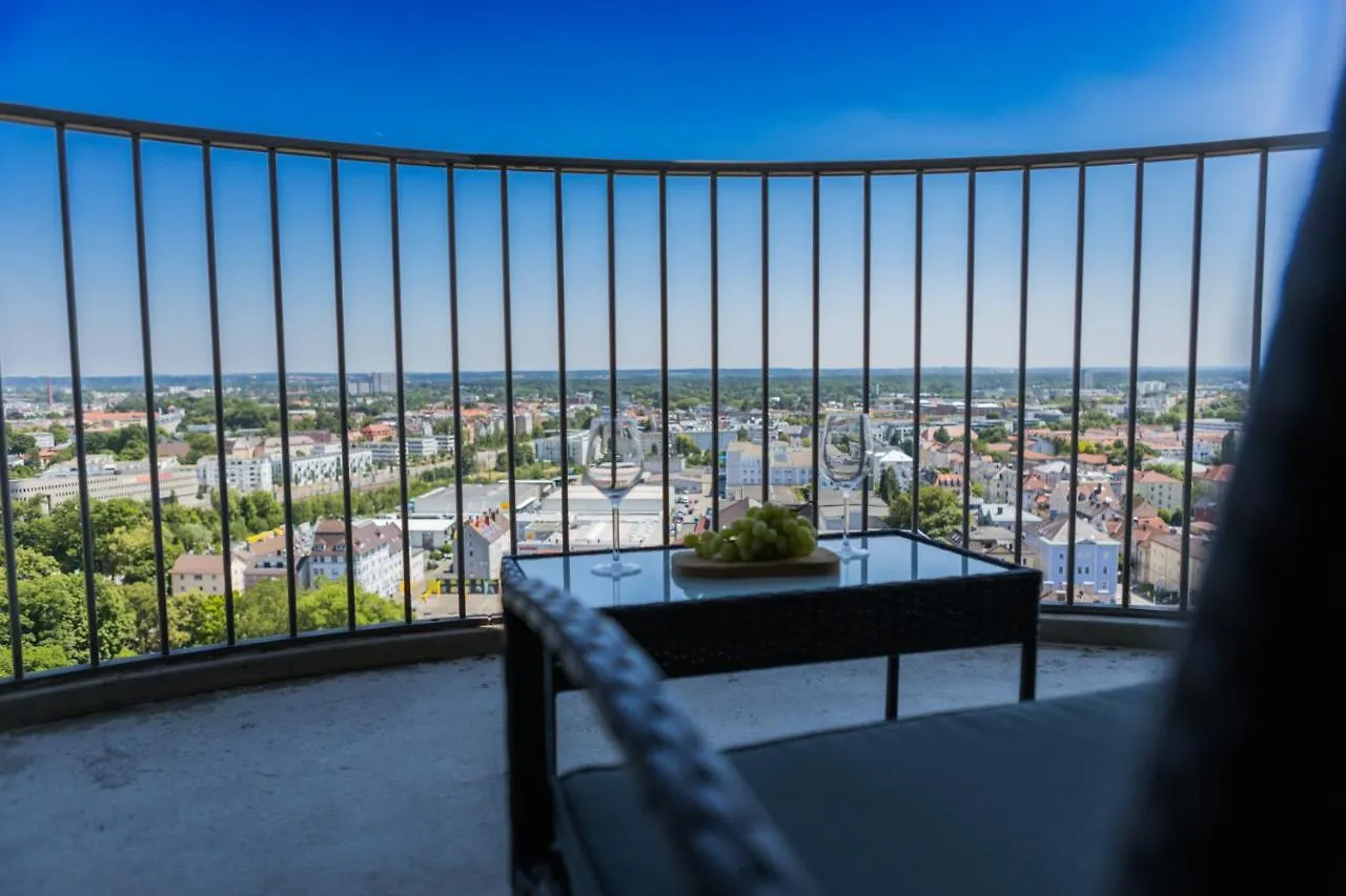 Fresh Apartment - 20Th Floor - Netflix - Center Augsburg Germany